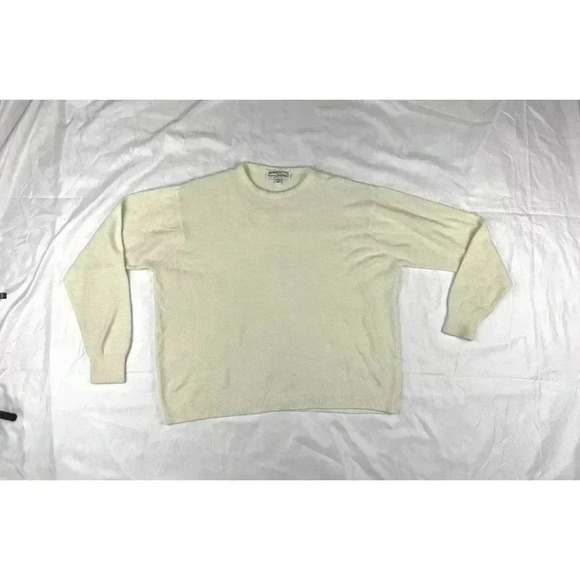 VTG Designers Originals Women's Cream Pullover Sweater Sz X-Large 42 Long Sleeve - Picture 10 of 10